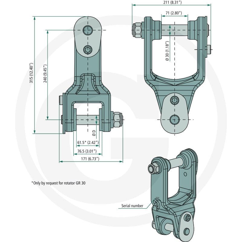 Baltrotors Sworzeń do BR 4 25702863 - Sklep PoltechParts