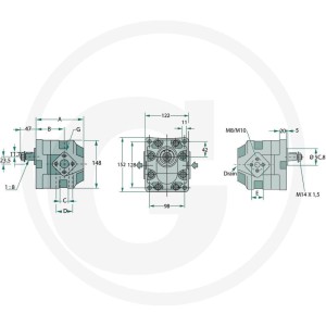 Casappa Pompa KP30.61D0-83E3-LED/EB 25702195