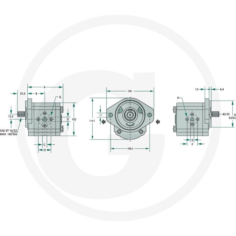 Casappa Pompa PLP20.16D0-03S1-LEB/EA 25702202 - Sklep PoltechParts