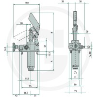 Casappa Pompa ręczna typ EP S 45cc 25702282 - Sklep PoltechParts