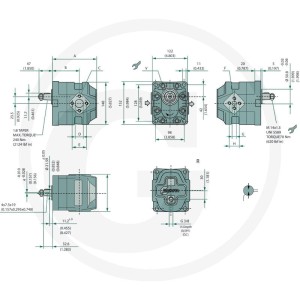 Casappa Silnik KM30.51R0-83E3-LED/ED-N 25703019
