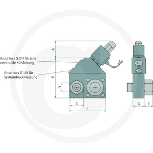 GRANIT Zawór obiegowy SBP-2-M-12V 25702842