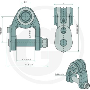 Baltrotors Przegub Link BR 1-A 80/35 25702869