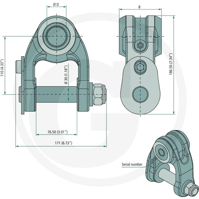Baltrotors Przegub Link BR 1-A 80/30 25702868 - Sklep PoltechParts