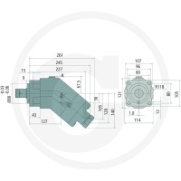 Bosch/Rexroth Pompa tłokowa osiowa o stałej wydajności 256R902162396 - Sklep PoltechParts