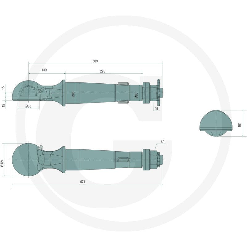 Scharmüller Ucho zaczepu 777006639320 - Sklep PoltechParts
