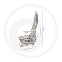 GRAMMER Siedzenie kierowcy ciężarówki 2401189172 - Sklep PoltechParts
