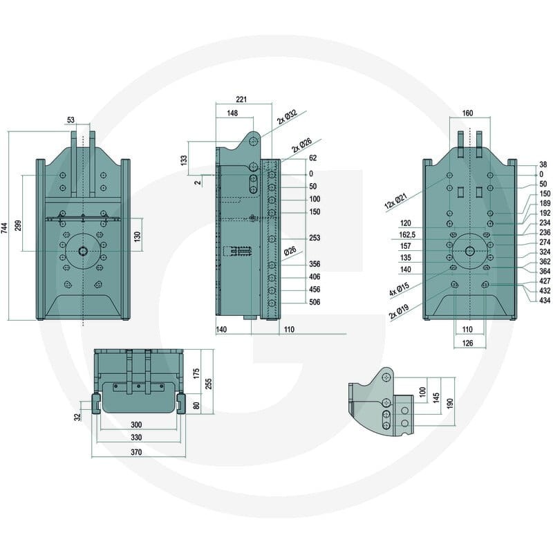 Scharmüller Rama zaczepowa 77700123000 - Sklep PoltechParts