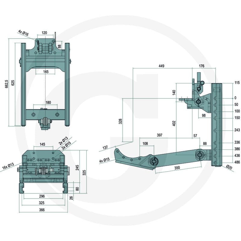 Scharmüller Rama zaczepowa 77700130011 - Sklep PoltechParts