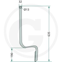 GRANIT Palec spulchniacza śladów 180180308 - Sklep PoltechParts