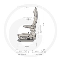 GRAMMER Siedzenie kierowcy ciężarówki 2401208137 - Sklep PoltechParts