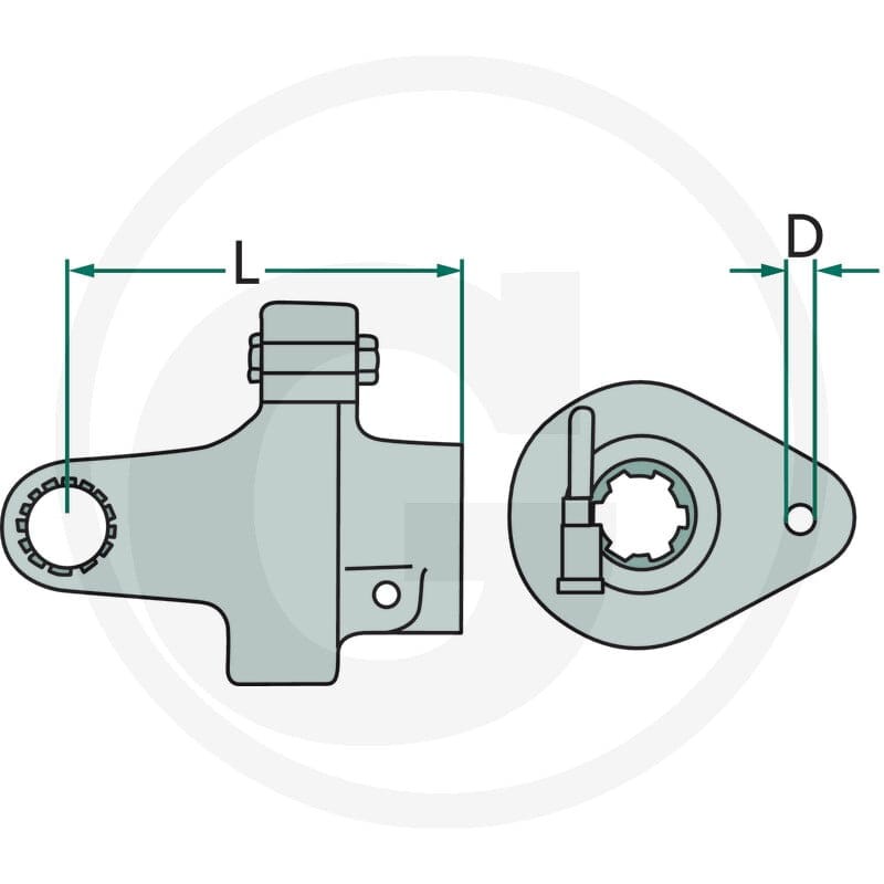 GRANIT Sprzęgło ze sworzniem ścinanym 3975800366410134 - Sklep PoltechParts