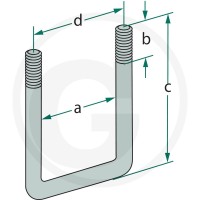GRANIT Śruba w kształcie litery U 1803200759 - Sklep PoltechParts