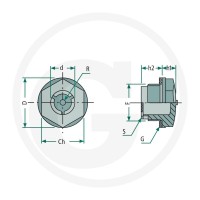 Miselli Wziernik z tworzywa 1.1/2" 85002057 - Sklep PoltechParts