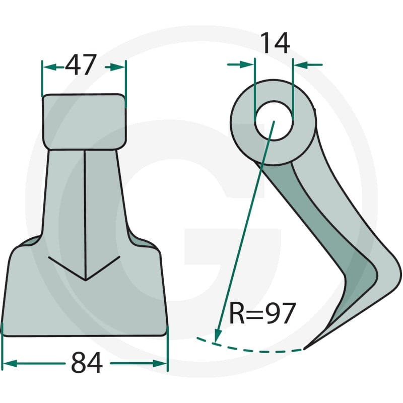 GRANIT Bijak młotkowy 1803200349 - Sklep PoltechParts