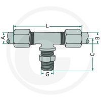 Wabco Trójnik 8288938503140 - Sklep PoltechParts