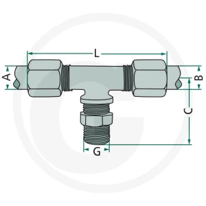 Wabco Trójnik 8288938503140