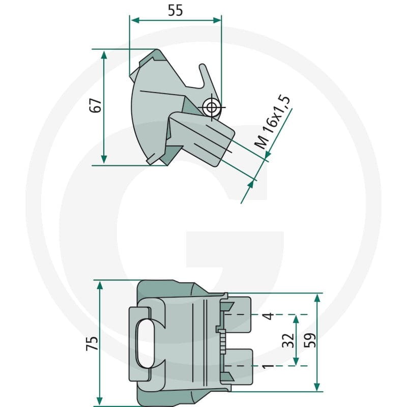 Wabco Szybkozłączka 8284528040120 - Sklep PoltechParts