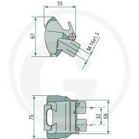 Wabco Szybkozłączka 8284528040120 - Sklep PoltechParts