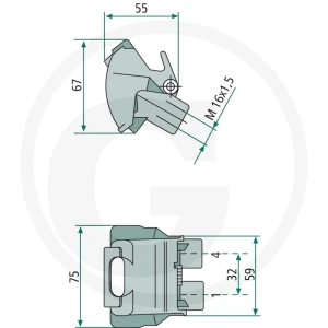 Wabco Szybkozłączka 8284528040120