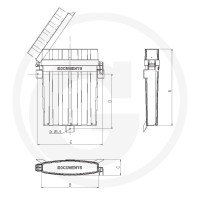 Sauermann Pojemnik na dokumenty 28810145 - Sklep PoltechParts