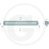 GRANIT Listwa świetlna świateł drogowych LED o 18521328 - Sklep PoltechParts