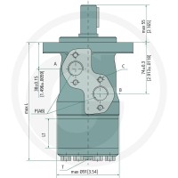 M+S Silnik MP 400cc D=25mm 1/2'’ 11977026 - Sklep PoltechParts