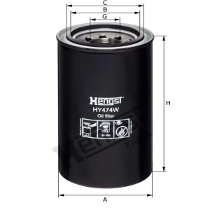 Hengst Filtr oleju 12090833