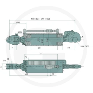 GRANIT Łącznik górny hydrauliczny 20006066