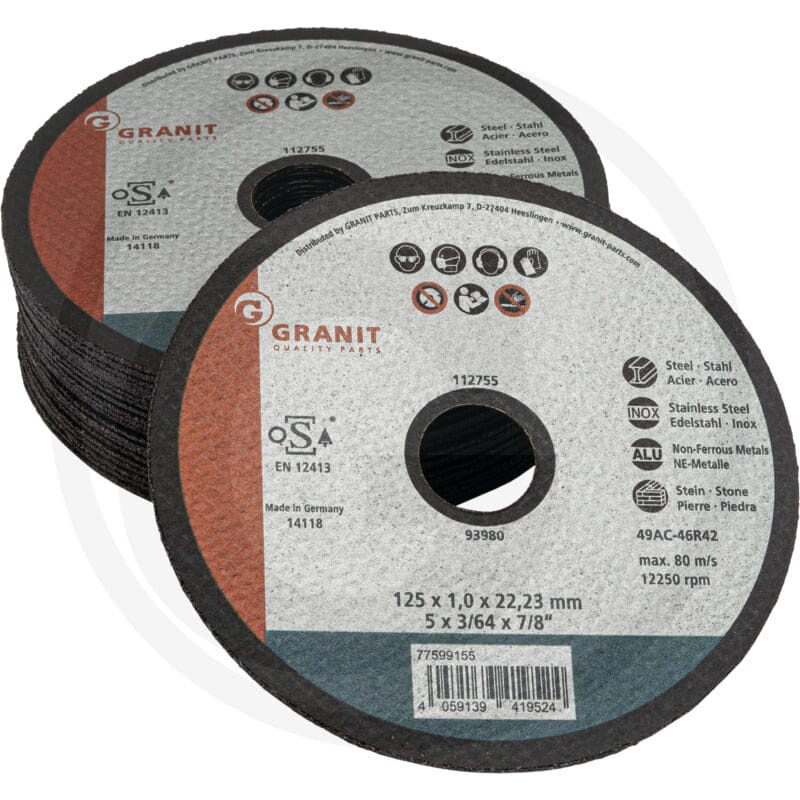 GRANIT Tarcza tnąca MULTI, 25 szt. 77599155
