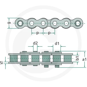 Rexnord Łańcuch rolkowy 8351812 VS59A