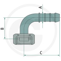 Braglia Przyłącze węża 67016360426 - Sklep PoltechParts