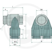 GRANIT B-YVTEd-8-1/4-KU Rozdzielacz typu Y wkrę 60603180952 - Sklep PoltechParts