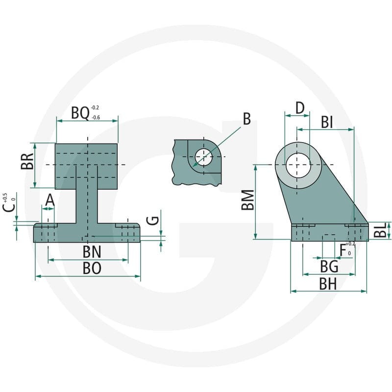GRANIT ZTI-BEF-GLN-32 Łożysko oporowe 60631601060 - Sklep PoltechParts
