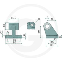 GRANIT ZTI-BEF-GLN-32 Łożysko oporowe 60631601060 - Sklep PoltechParts