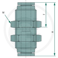 GRANIT B-GSV-10-MSv-bl Przyłącze proste grodzio 60603100104 - Sklep PoltechParts