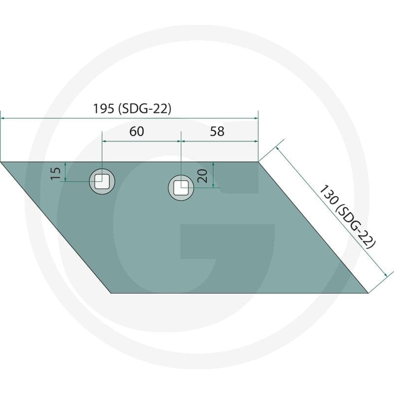 GRANIT Lemiesz przedpłużka 5602200012 - Sklep PoltechParts