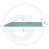 GRANIT Krawędź szufli ładowacza czołowego 430430421 - Sklep PoltechParts
