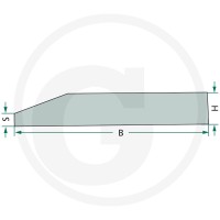 GRANIT Krawędź szufli ładowacza czołowego 43018100-121F - Sklep PoltechParts