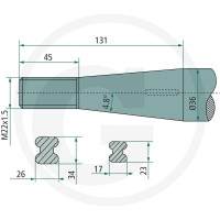 SHW Ząb 43011002201 - Sklep PoltechParts