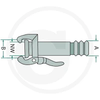 GRANIT Wtyk 8″ tuleją do węża 8″ 4050200397G - Sklep PoltechParts