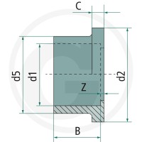 GRANIT Tuleja z kołnierzem 40504050524 - Sklep PoltechParts