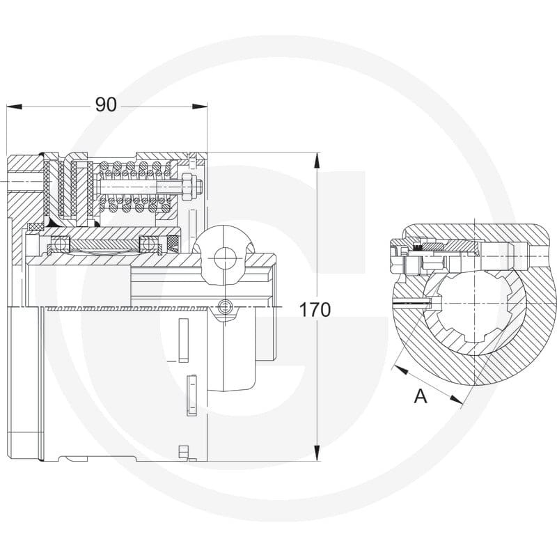 Walterscheid Sprzęgło cierne 395101666 - Sklep PoltechParts