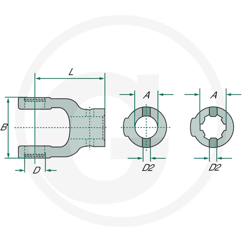 Walterscheid Widełki piasty 395040211 - Sklep PoltechParts