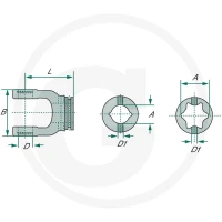 Walterscheid Widełki wpustowe 395097120 - Sklep PoltechParts