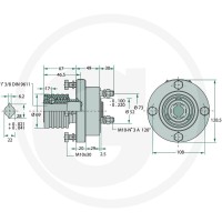 Casappa Przystawka łożyskowa SFL 2570254 - Sklep PoltechParts