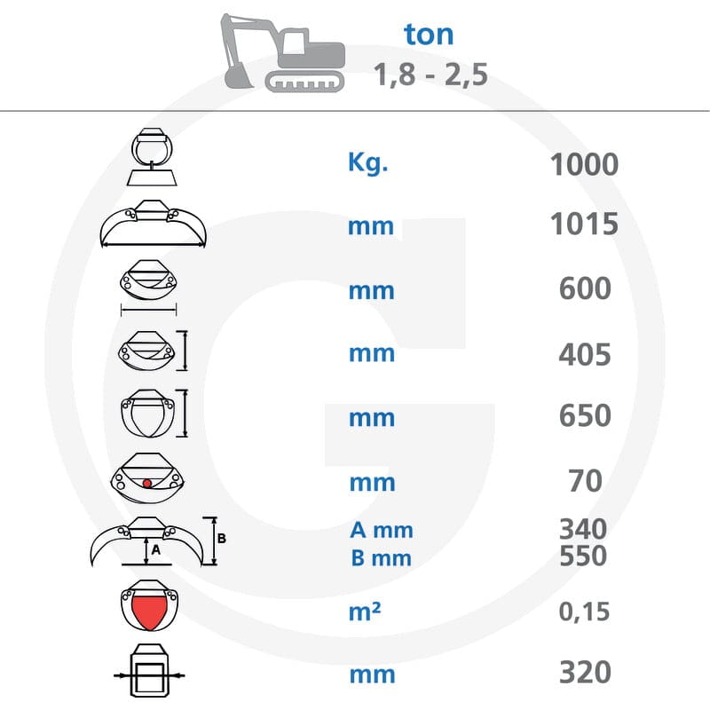 GRANIT Chwytak GMR 1050 32270923 - Sklep PoltechParts