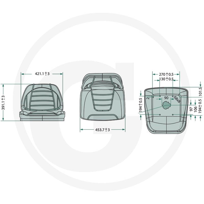 GRANIT Siedzenie 25270290 - Sklep PoltechParts