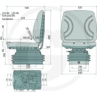 GRANIT Siedzenie 240920037 - Sklep PoltechParts