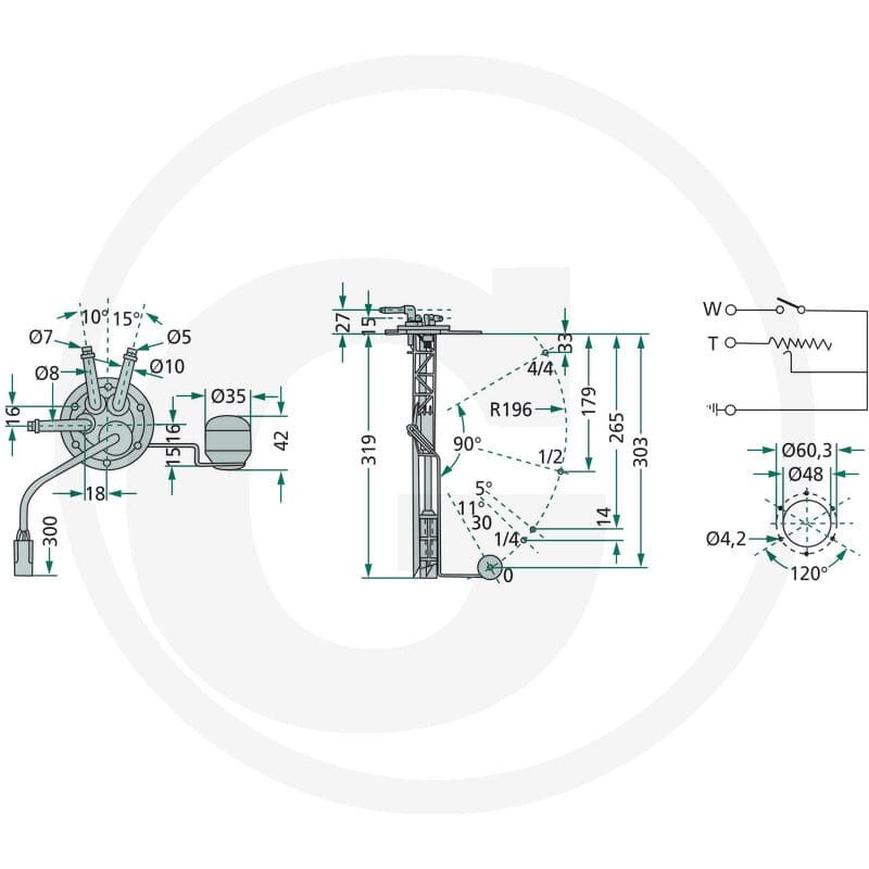 Cobo Wskaźnik poziomu paliwa 22729120000 - Sklep PoltechParts